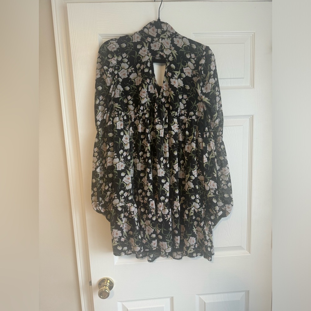 Floral Long Sleeve Dress